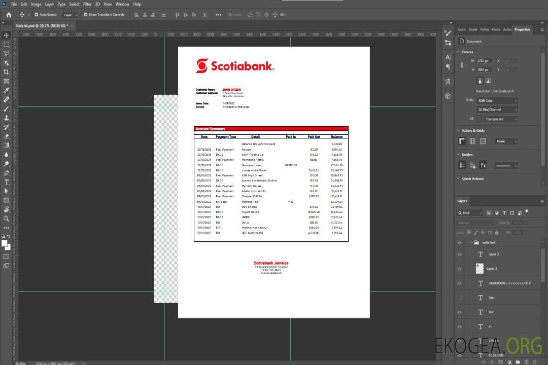 Déclaration de la Banque Scotia en Jamaïque template Déclaration de la Banque Scotia en Jamaïque template